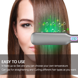 Chuyên Nghiệp Hồng Ngoại Phẳng Sắt Nano Titan Gốm Xách Tay Hồng Ngoại Tó<span class=keywords><strong>c</strong></span> Ép Tó<span class=keywords><strong>c</strong></span> - Product Image 5