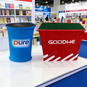 Mostrador Promocional Reutilizable para Exposiciones, Diseño Ligero y Plegable, Tamaños Personalizables, Embalaje Seguro para Envío Marítimo - Product Image 2