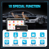 Herramienta de Diagnóstico Automotriz Inalámbrica Bluetooth ANCEL X7, Lector de Códigos para 86 Marcas con Prueba Activa, Purga de ABS y Codificación de ECU