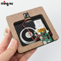Sublimations-MDF-Musikplayer-Kühlschrankmagnete, wiederaufladbar, drucken Sie Ihr Foto, Souvenir-Geschenk, Musik-Kühlschrankmagnet