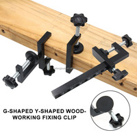 Pince de serrage robuste pour le travail du bois : Pince en G, Pince en C, Pince en Y et Pince à barre en F réglable, Outil de fixation rapide pour table de travail