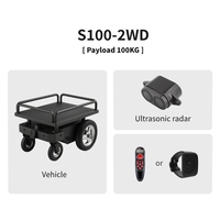 Chariot de manutention de marchandises à haute efficacité pour entrepôt, véhicule autonome, robot de livraison autonome, manutention intelligente des charges