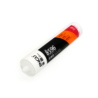 JINGU Silicone Caoutchouc TV Composant Électronique Isolant Mastic Fixation Mastic 310ml Haute Température Résistant Étanche Rouge