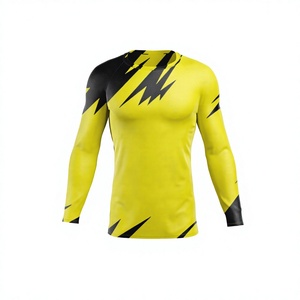 Customized Recycled Sublimated Unisex MMA Rash Guard Long Pants Compression Shirts Set <b>Surfing</b> Rash Vest for Men and Women - Product Image 1