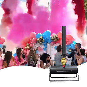 <span class=keywords><strong>Precio</strong></span> bajo eléctrico portátil cinta cañón DMX Control confeti máquina DJ fiesta boda celebración rosa azul género revelar - Product Image 1
