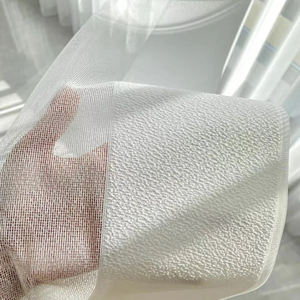 حلم بمحرك حديث ستارة عمياء عمودية أنيقة للتحكم عن بعد شفافة لنوافذ غرفة المعيشة - Product Image 2