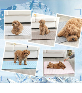Nueva Llegada Transpirable Resistente a los Arañazos Color Sólido Verano Hielo Seda Enfriamiento en Frío Almohadillas para Mascotas - Product Image 4