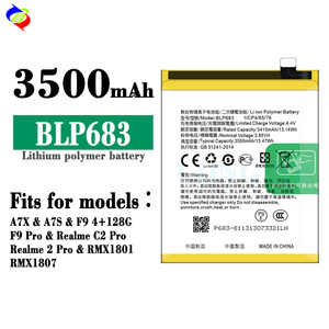 3500mAh BLP683 A7X/A7S F9pro F9 Realme C2 Pro Realme2 Pro RMX1801 RMX1807 batería del teléfono móvil para Realme2 de batería Pro - Product Image 2