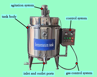 Yourtime entièrement automatique 300L machine à pasteuriser le lait pasteurisé machine de remplissage machine de pasteurisation de jus de fruits