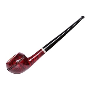 Muxiang Tobacco Pipe Straight Type With Vulcanized Rubber Mouthpiece For Smoking - Product Image 5