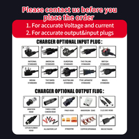 Scooter électrique 60V 10A chargeur de batterie plomb acide graphène Scooters électriques/vélos prise AU/EU adaptateurs adaptatifs standard