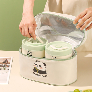 Bình giữ nhiệt thức ăn nóng di động cho trẻ em, hộp đựng súp chân không, hộp đựng thức ăn bằng thép không gỉ 304, kèm túi giữ nhiệt - Product Image 5