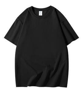 Wholesale 100% Cotton Oversized t Shirts Men Drop Shoulder T-shirt Custom Plain Blank Printing Heavyweight t Shirt - Product Image 3