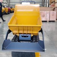 CE-Zertifizierter 500kg Selbstladender Mini-Raupendumper mit Hydraulischer Kippfunktion für Landschaftsbau und Bauarbeiten
