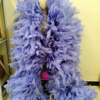 Énorme boa en plumes d'autruche de 3 mètres, 3,5 mètres, guirlande boa, écharpe en plumes d'autruche pour spectacle de danse, scène, fête, carnaval
