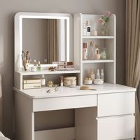Miroir sur pied éclairé moderne et durable, table de maquillage murale pour chambre à coucher, appartement, hôtel