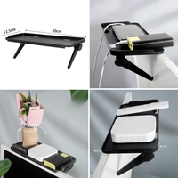 Étagère de rangement supérieure pour écran TV étagère de rangement réglable pour moniteur présentoir de bureau d'ordinateur support de rangement pour routeur TV organisateur de maison