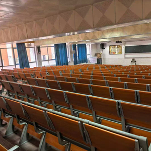 Bureaux et chaises de salle de classe universitaires modernes en aluminium <span class=keywords><strong>avec</strong></span> tableaux d'écriture - Combinaisons de bureaux et de chaises connectés - Product Image 5