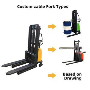 Apilador Autocargable Portátil de 2000 kg 2 Toneladas y 3.5 m de Altura con Escalera, Carretilla Elevadora Eléctrica Montada en Camión para Almacén - Product Image 2