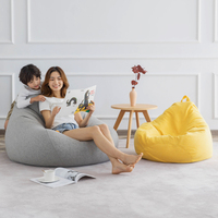 Salon en vrac adulte enfants Pouf grand frisson paresseux canapé inclinable canapé chaises pouf géant pouf chaise