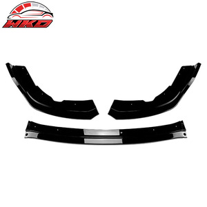 Fits For Impreza WRX STI 11-14 IKON Front Bumper Lip Chin <b>Splitter</b> PP Gloss Black Auto Parts Automotive Accessories - Product Image 3