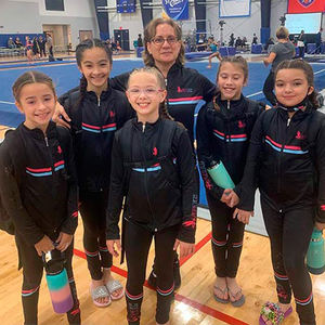 Veste de gymnastique noire équipement d'entraînement Cheerleading échauffements femmes filles tenues de gymnastique par Sublimation personnalisées - Product Image 2