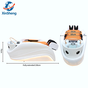 Friseurstuhl für Haarwäsche und Kopf-Spa, direkt vom Hersteller, mit LED-Licht, elektrischer Massagefunktion und Kopftherapie - Product Image 4