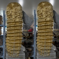Perruque Lace Frontale 13x4 en Cheveux Humains 100% Naturels, Ondulations Profondes, Style Bouclé Profond Birman, Pré-épilée, Dentelle HD Transparente pour Femmes