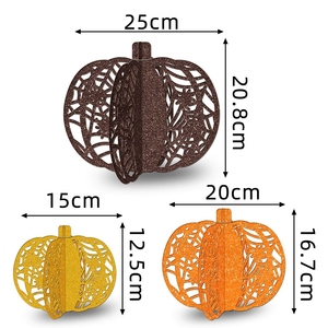 Decoración de Mesa de Calabazas de <span class=keywords><strong>Halloween</strong></span>, Mini Calabazas Artificiales, Centro de Mesa <span class=keywords><strong>para</strong></span> la Cosecha de Otoño, <span class=keywords><strong>para</strong></span> Fiestas de Acción de Gracias, Hogar, Repisa del Chimenea - Product Image 5
