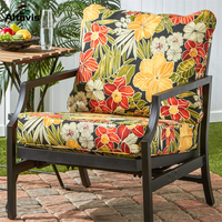 Housses de rechange pour canapé multi-tailles coussin imperméable pour meubles de patio extérieur avec oreiller