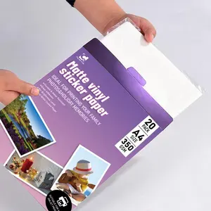 High Quality Wholesale Waterproof Premium Sheet Glossy Pr For Inkjet A4 Printable Vinyl Sticker Paper Matte Fanyi