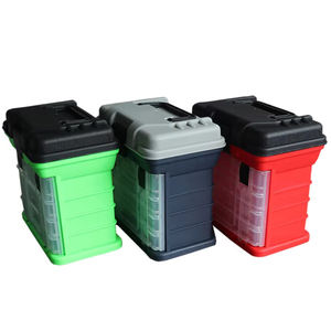 उच्च गुणवत्ता 27*26*17 सेमी 1285 ग्राम थोक 4 दराज बड़े कार्प कस्टम मछली पकड़ने बॉक्स प्लास्टिक सीट सहायक उपकरण - Product Image 1