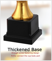 Trophées de récompense en métal 3D haut de gamme plaqués or, sur mesure, en forme de globe terrestre, pour événements sportifs, fabriqués en Chine