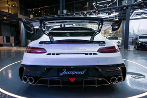 ชุดแต่ง FRP ครึ่งคาร์บอนไฟเบอร์สำหรับ Mercedes-Benz AMG GT GTC GTS GTR Black Series BS สภาพใหม่ ชุดแต่งไวด์บอดี้ - Product Image 4