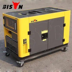 BISON(CHINA) 8000W generador Diesel silencioso 292F arranque eléctrico del motor 8Kv 8Kva refrigerado por aire de generador