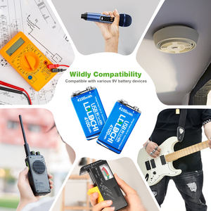 LDLDCHI 4100mWh Carga rápida USB <span class=keywords><strong>9V</strong></span> Batería de litio recargable - Product Image 5