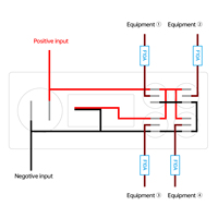 Panel Saklar Rocker Kendaraan 4 Tombol Tahan Air DC 12/24V Voltmeter Digital Panel Pengisian Cepat USB Tipe C Ganda untuk Kapal RV Truk