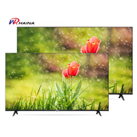 HAINA prix de gros usine oem nouveau sans cadre google android smart tv 55 65 75 pouces 4k écran large télévision led lcd smart tv
