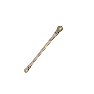 Llave de Trinquete Ajustable de Doble Cabeza Extendida de 8-19 mm, Material CRV, Níquel Negro, Herramientas de Ferretería - Product Image 3