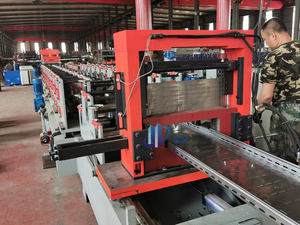 जस्ती लोहा स्टील शीट पंचिंग छेद केबल ट्रे कोल्ड रोल/रोलिंग फॉर्मिंग/पूर्व बनाने की मशीन - Product Image 5