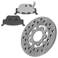 Quad Parts Disque de frein arrière ATV 4X4 pour Honda Rincon TRX650/680/420 Foreman Rubicon 500/520 Pioneer SXS700/500/520