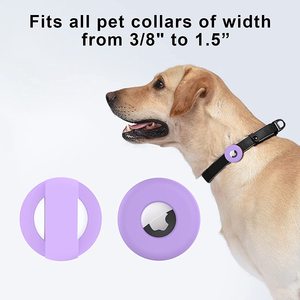 Étui en silicone écologique style dessin animé pour localisateur anti-perte compatible avec le réseau Apple Find My, housse étanche pour colliers de chat et de chien - Product Image 4