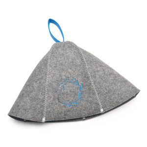 Chapeau de sauna <span class=keywords><strong>ZOE</strong></span> en feutre de laine épais, écologique et réutilisable – Chaud et résistant à la chaleur pour les séances de sauna - Product Image 3