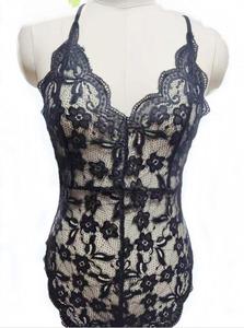 Bordado Hollow Out Deep V Lencería a granel <span class=keywords><strong>Mujeres</strong></span> Sexy Corsé Lencería Body - Product Image 5