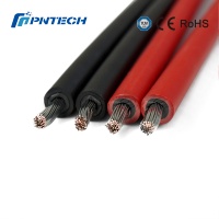 Câble solaire photovoltaïque Pntech 1x10mm² Monoconducteur Haute Qualité XLPO Cuivre Étamé Sans Halogène Faible Émission de Fumée pour Centrale Solaire