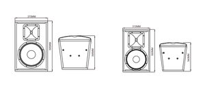 Venta caliente KX612 Altavoces de rango completo de 2 vías profesionales de 12 pulgadas Gran potencia Importados Variante británica Dragon 8ohm Calidad de madera - Product Image 3