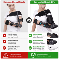 Máquina Eléctrica Profesional CE para Terapia de Codo CPM, Rango de Movimiento 0-120 °   Entrenador de Rehabilitación de Brazo Ajustable para la Recuperación Postoperatoria de Articulaciones