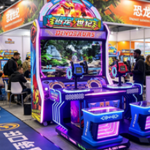 Machine de jeu d'arcade de chasse aux dinosaures à monnayeur pour <span class=keywords><strong>2</strong></span> joueurs, simulateur de tir de dinosaures d'intérieur pour <span class=keywords><strong>2</strong></span> joueurs - Product Image 3