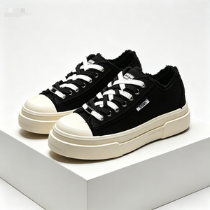 Scarpe da Passeggio in Tela con Lacci per <span class=keywords><strong>Uomo</strong></span>, Suola in Gomma Traspirante, Tendenza Moda per Tutte le Stagioni, Casual e da Lavoro - Product Image 2