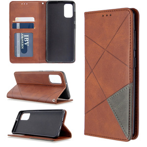 Custodia a Portafoglio in PU per <span class=keywords><strong>Samsung</strong></span> S26 S25 Ultra A57, con Cuciture Geometriche, Blocco Colore, Slot per Carte, Funzione Kickstand e Protezione Antiurto - Product Image 2